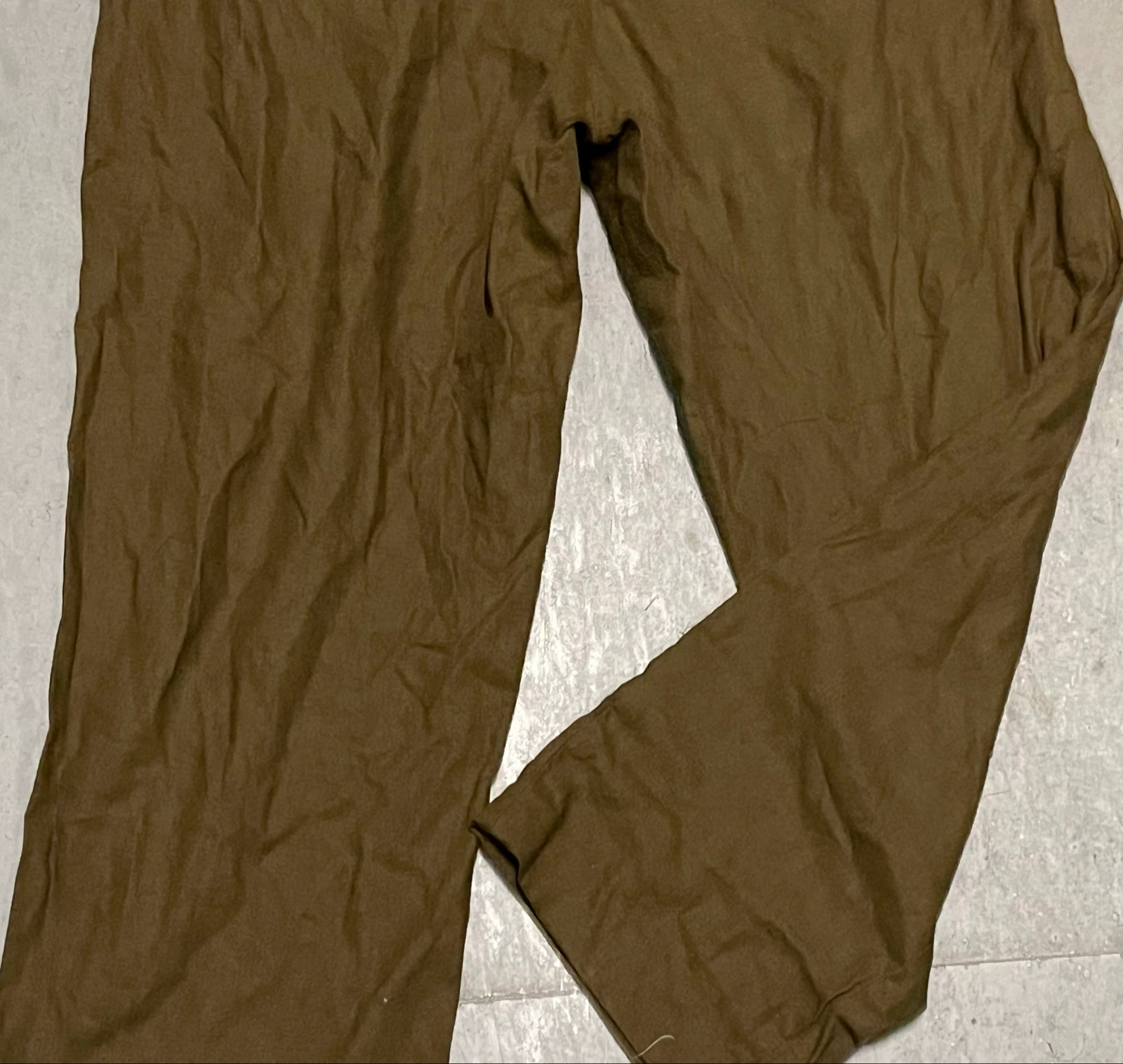 Cotton linen khaki pants – photo 14
